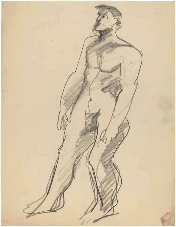 [Standing male nude]