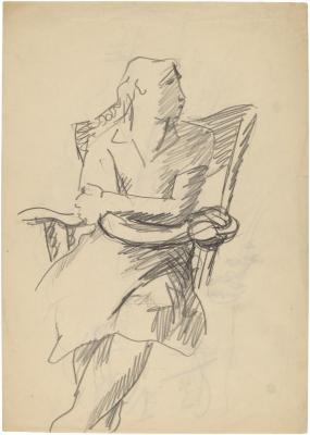 [Woman in chair]