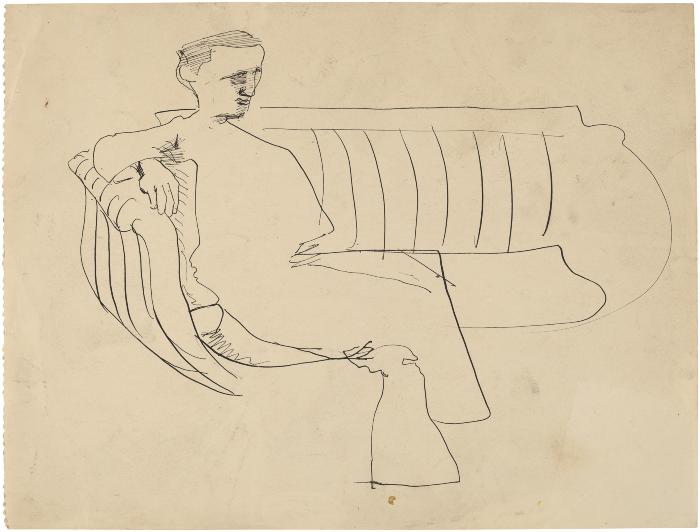 [Man on sofa]