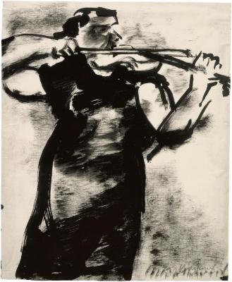 [Woman with violin]