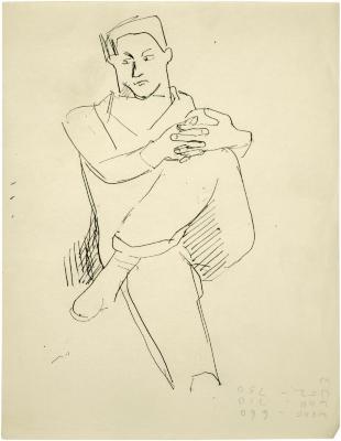 [Seated man]