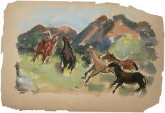 [Horses and mountains]