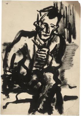 [Seated man with pipe]