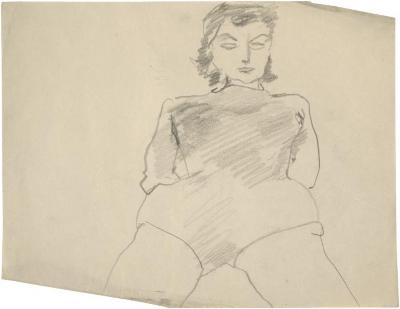 [Seated woman]