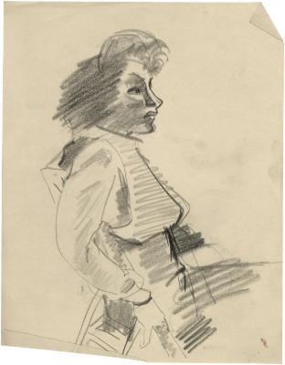[Woman in chair]