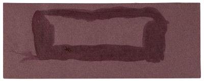 [Maquette of “Red on Maroon, Seagram Mural Section 7, 1959”]