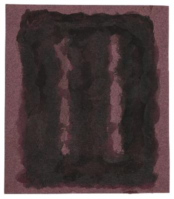 [Maquette of “Black on Maroon, Seagram Mural Sketch, 1958”]