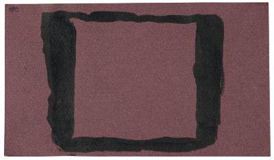 [Maquette of “Black on Maroon, Seagram Mural Section 3, 1959”]